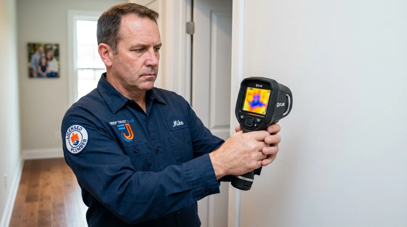 Thermal imaging leak detection by Johns Plumbing LLC in Mahnomen